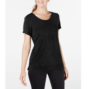 Ideology Mesh-Hem T-Shirt Black XL NWT! $19.50